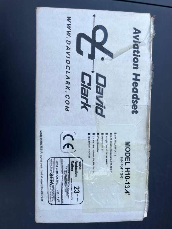 David Clark H10-13.4 Headset Fixed wing