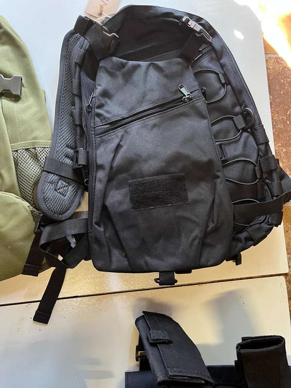 tactical backpacks, plate carriers