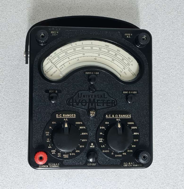 Vintage 1960's Universal Avo Meter Model 8 MKII