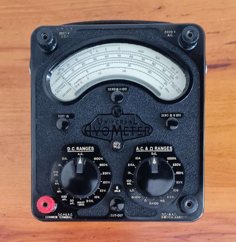Vintage 1960's Universal Avo Meter Model 8 MKII