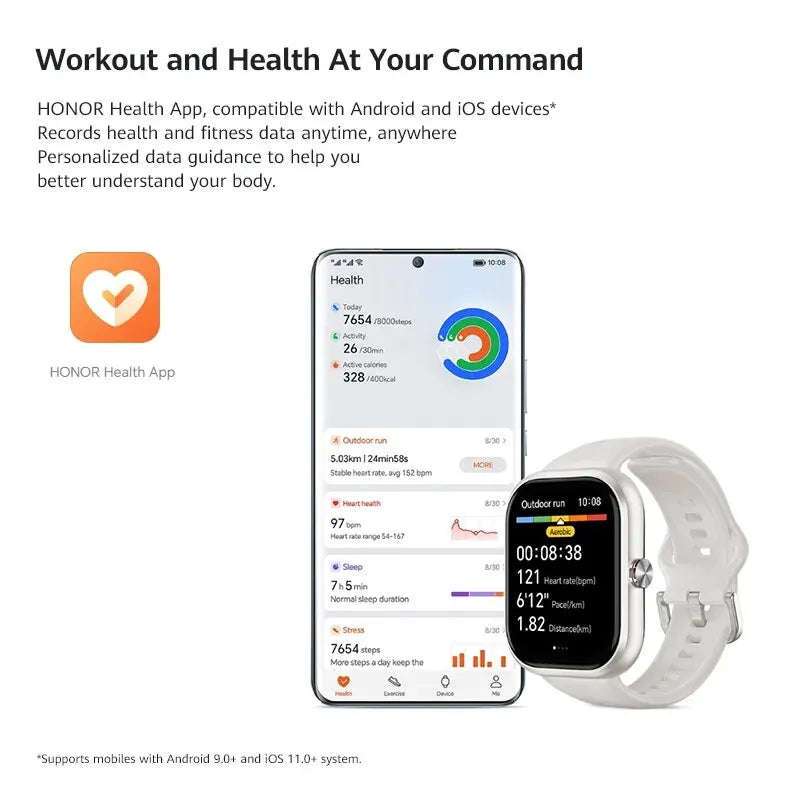 Honor choice watch free Wirless Earbuds