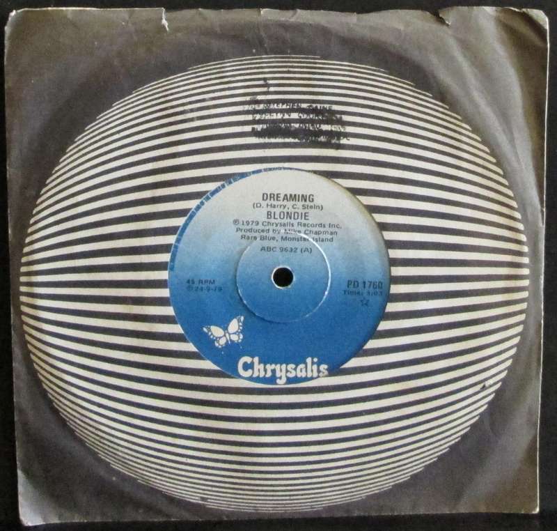 BLONDIE - DREAMING / SOUND ASLEEP  (7 SINGLE/VINYL)