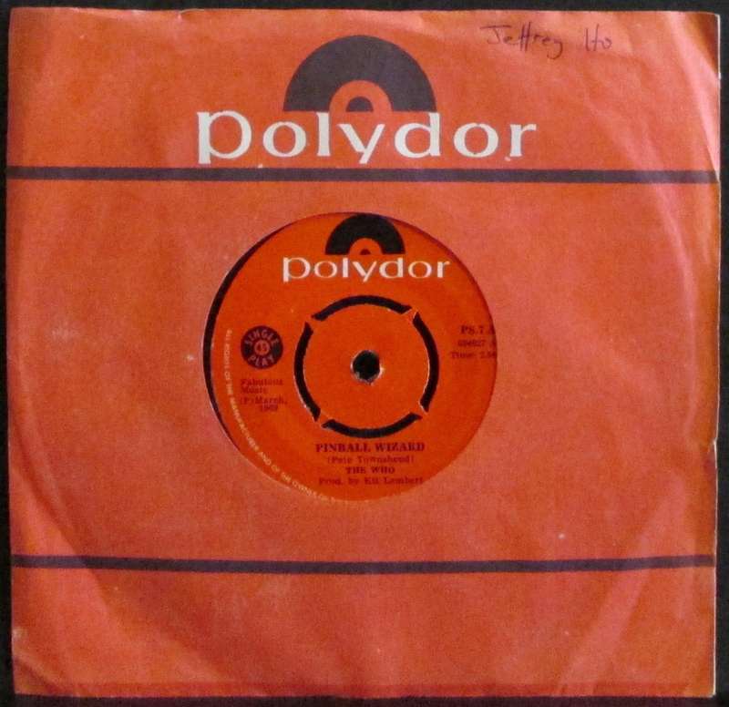 THE WHO - PINBALL WIZARD / DOGS PART TWO  (7 SINGLE/VINYL)