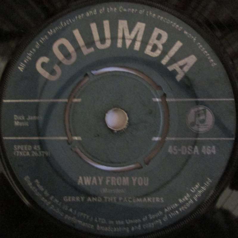GERRY AND THE PACEMAKERS - HOW DO YOU DO IT / AWAY FROM YOU (7 SINGLE/VINYL)