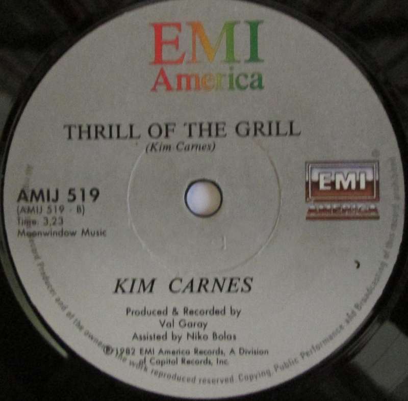 KIM CARNES - VOYEUR / THRILL OF THE GRILL  (7 SINGLE/VINYL)