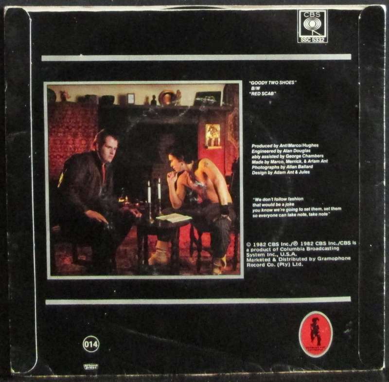 ADAM ANT - GOOD TWO SHOES / RED SCAB ( (7 SINGLE/VINYL)