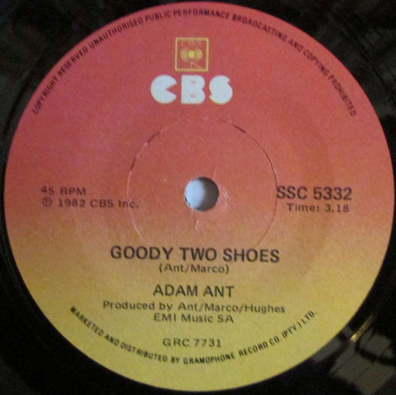ADAM ANT - GOOD TWO SHOES / RED SCAB ( (7 SINGLE/VINYL)