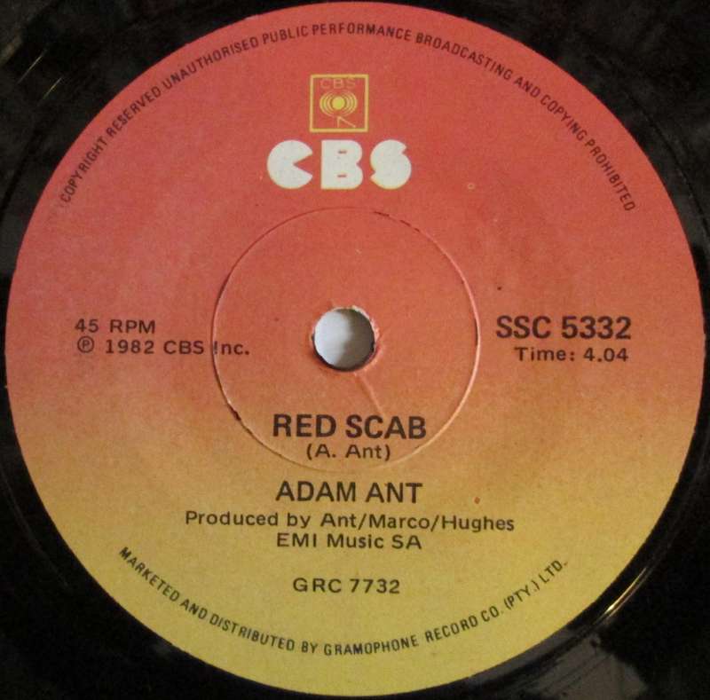 ADAM ANT - GOOD TWO SHOES / RED SCAB ( (7 SINGLE/VINYL)