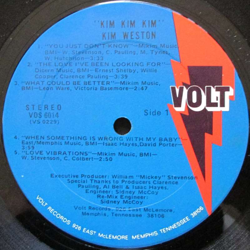 KIM WESTON - KIM KIM KIM (LP/VINYL)