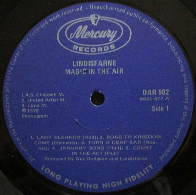 LINDISFARNE - MAGIC IN THE AIR (LIVE) (2xLP/VINYL)