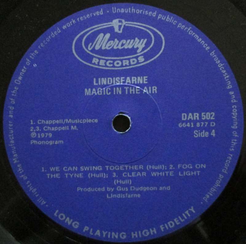 LINDISFARNE - MAGIC IN THE AIR (LIVE) (2xLP/VINYL)
