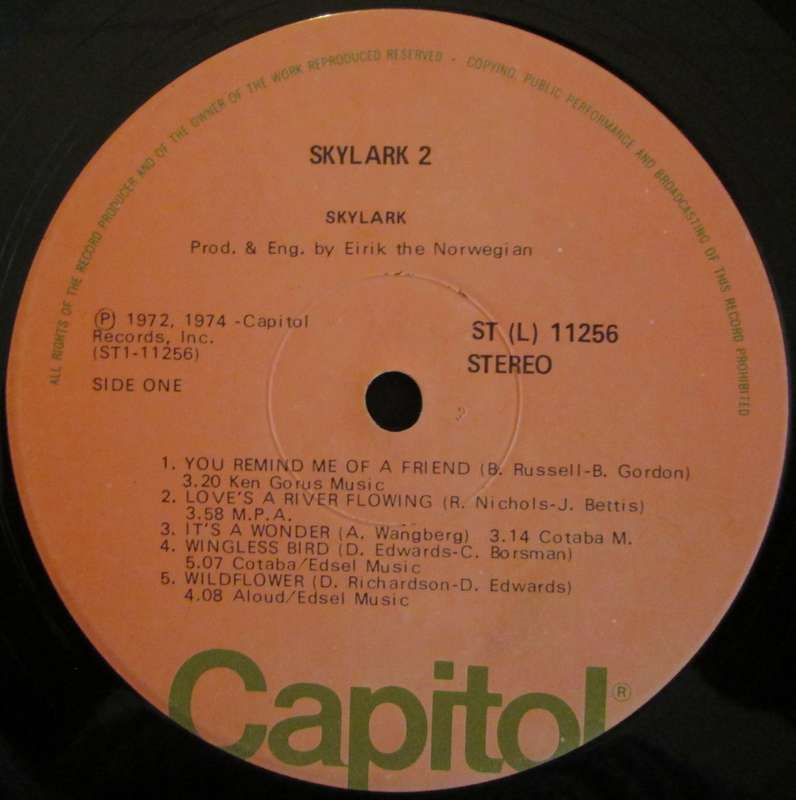 SKYLARK - SKYLARK 2 (LP/VINYL)