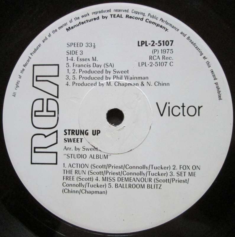 SWEET - STRUNG UP (2xLP/VINYL)