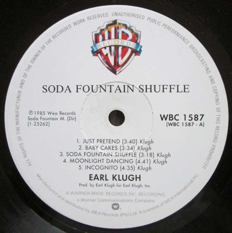 EARL KLUGH - SODA FOUNTAIN SHUFFLE   (LP/VINYL)