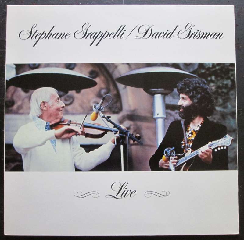 STEPHANE GRAPPELLI / DAVID GRISMAN - LIVE  (LP/VINYL)
