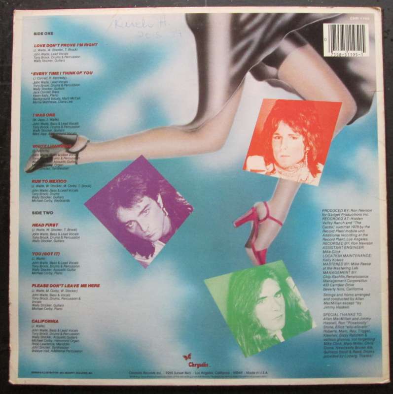 THE BABYS - HEAD FIRST  (LP/VINYL)