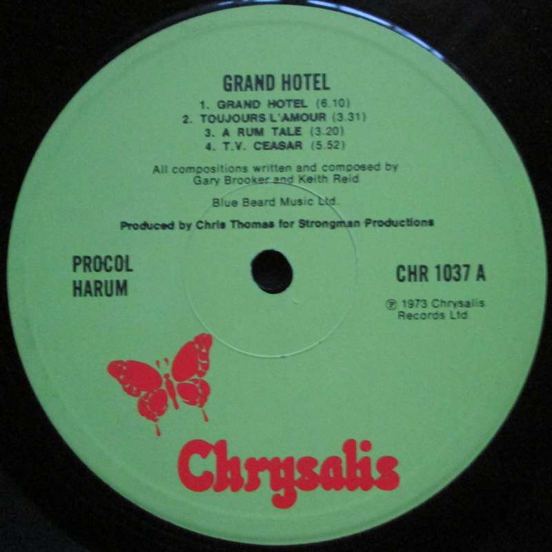 PROCOL HARUM - GRAND HOTEL (LP/VINYL)