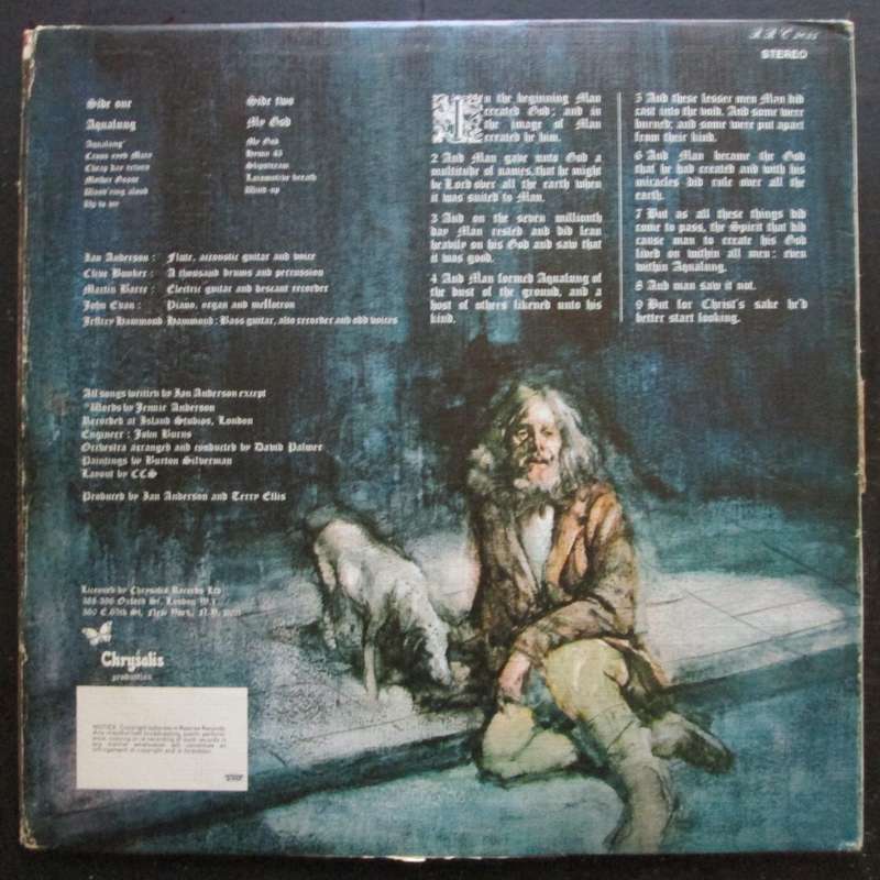 JETHRO TULL - AQUALUNG   (LP/VINYL)
