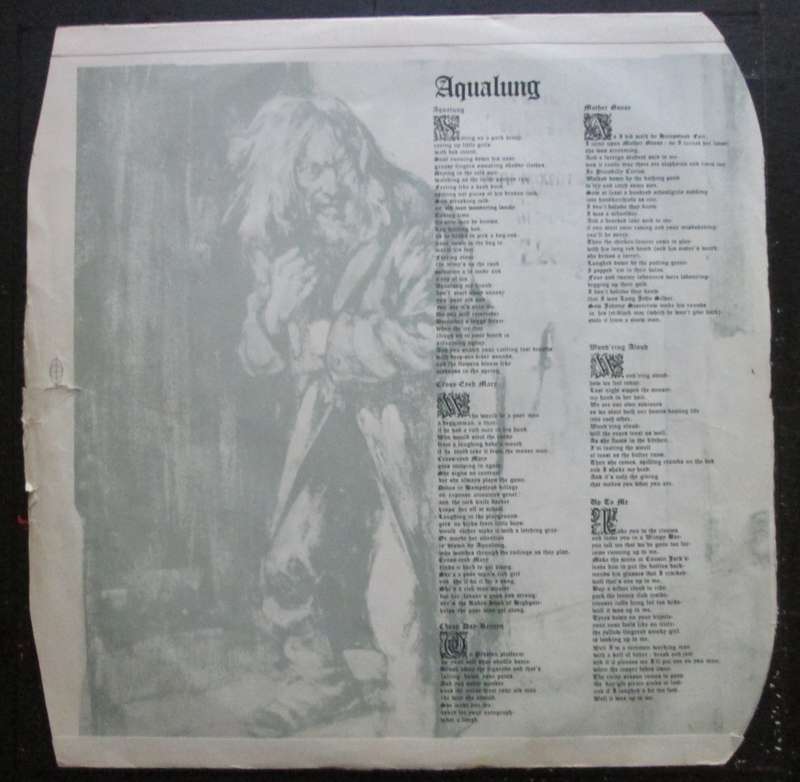 JETHRO TULL - AQUALUNG   (LP/VINYL)