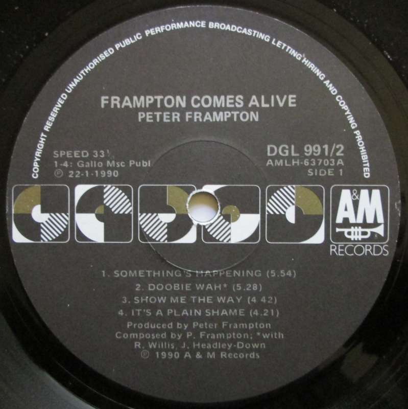 PETER FRAMPTON - FRAMPTON COMES ALIVE (2xLP/VINYL)