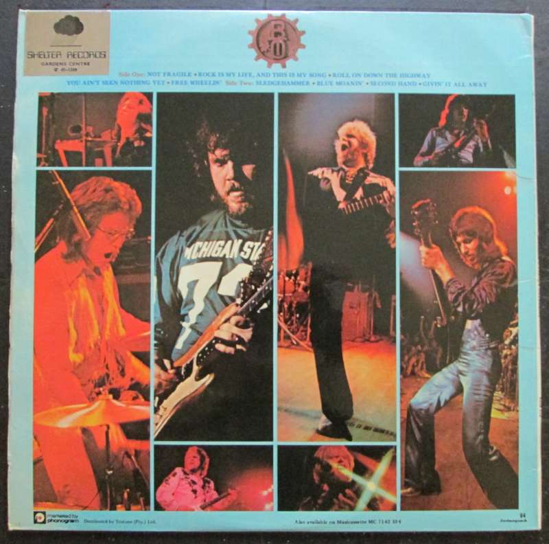 BACHMAN TURNER OVERDRIVE - NOT FRAGILE   (LP/VINYL)