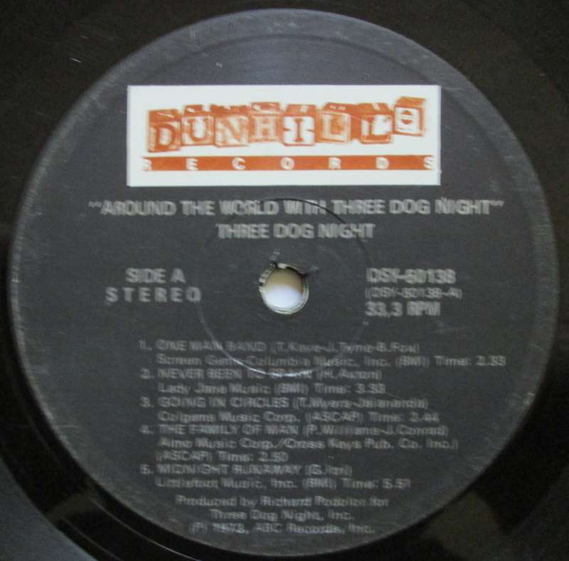THREE DOG NIGHT - AROUND THE WORLD WITH THREE DOG NIGHT (2xLP/VINYL)