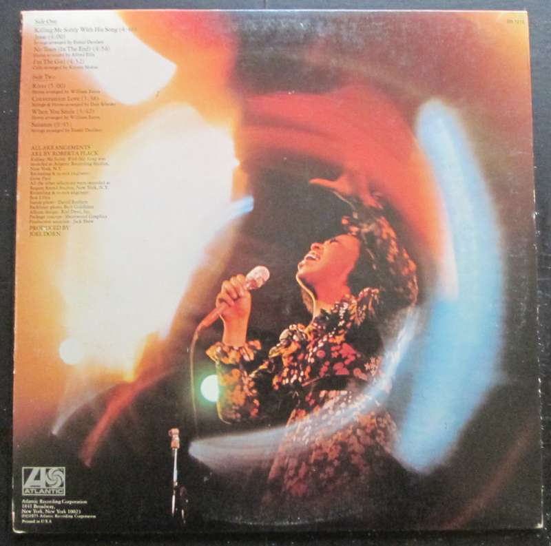 ROBERTA FLACK - KILLING ME SOFTLY   (LP/VINYL)