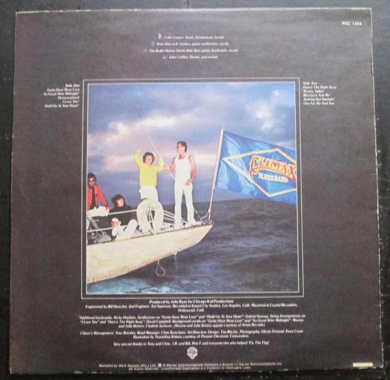 CLIMAX BLUES BAND - FLYING THE FLAG   (LP/VINYL)