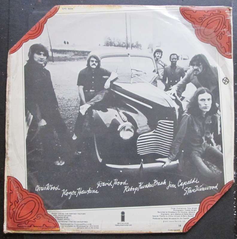 TRAFFIC - SHOOT OUT AT THE FANTASY FACTORY   (LP/VINYL)