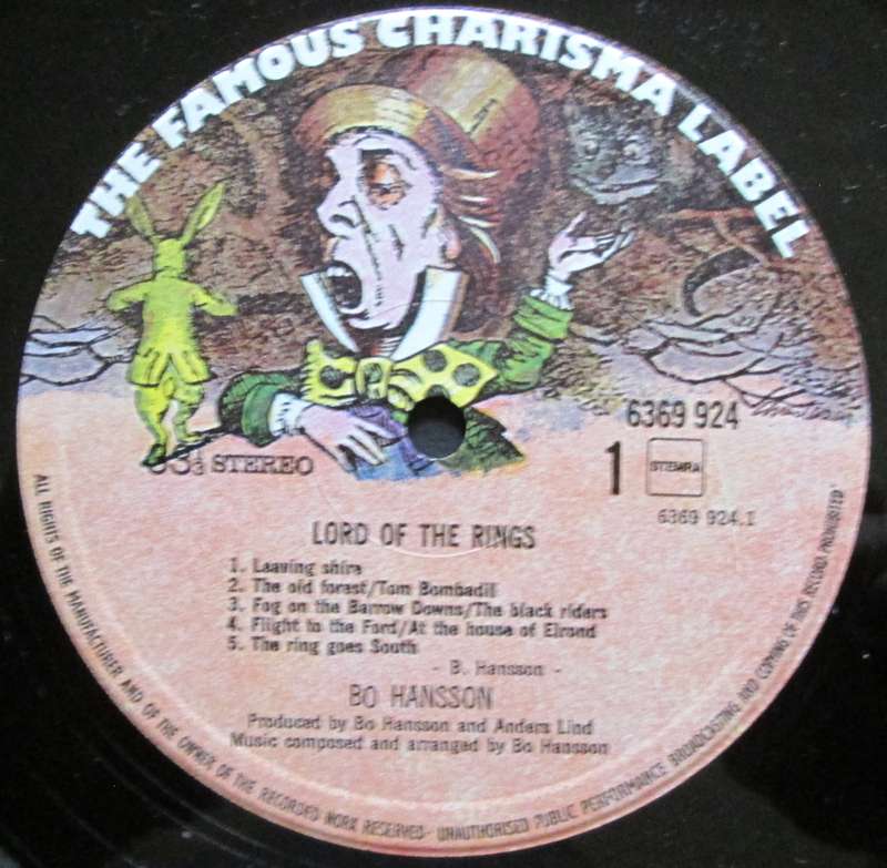 BO HANSSON - MUSIC INSPIRED BY THE LORD OF THE RINGS   (LP/VINYL)