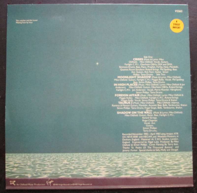 MIKE OLDFIELD - CRISES   (LP/VINYL)