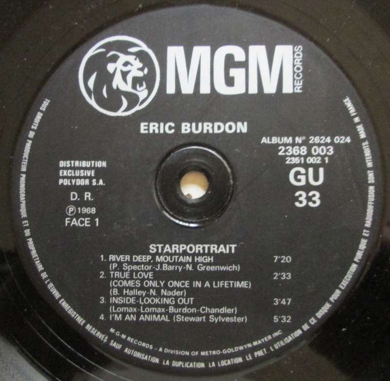 ERIC BURDON - STARPORTRAIT - ERIC BURDON (2xLP/VINYL)