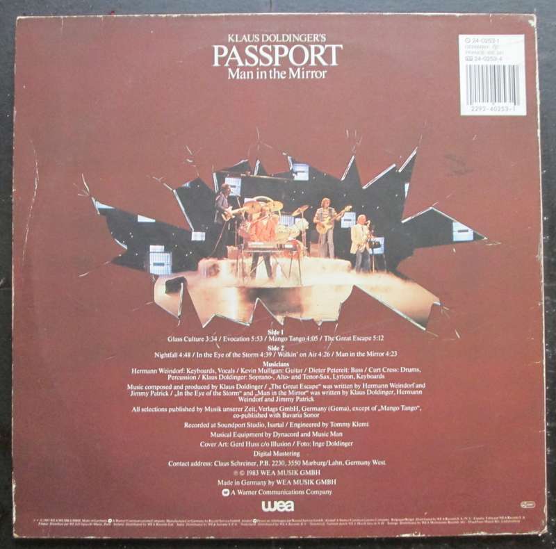 PASSPORT - MAN IN THE MIRROR  (LP/VINYL)