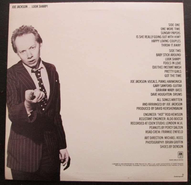 JOE JACKSON - LOOK SHARP!   (LP/VINYL)