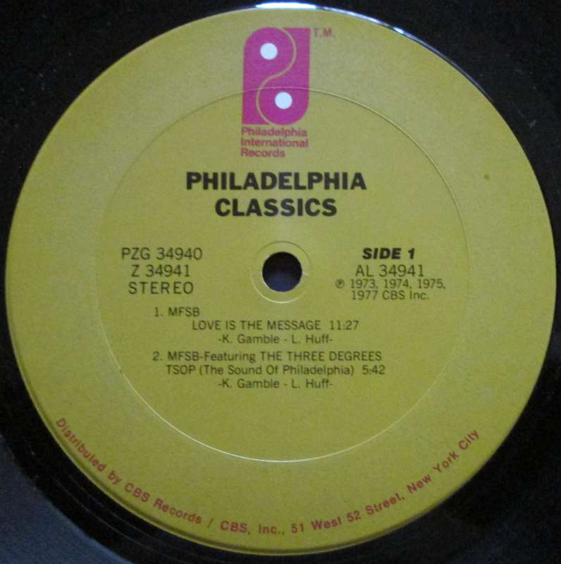 VARIOUS ARTISTS - PHILADELPHIA CLASSICS (LP/VINYL)