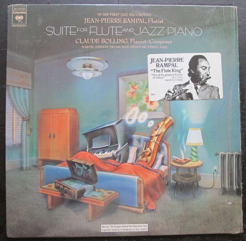 CLAUDE BOLLING / JEAN-PIERRE RAMPAL - SUITE FOR FLUTE AND JAZZ PIANO (LP/VINYL)
