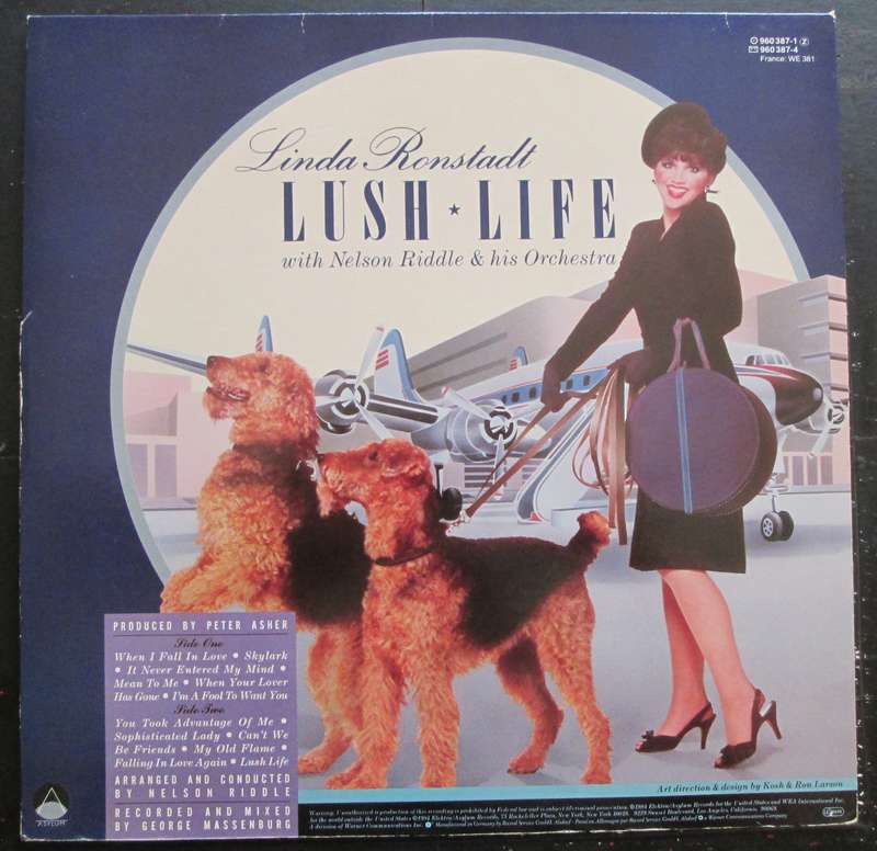 LINDA RONSTADT - LUSH LIFE  (LP/VINYL)