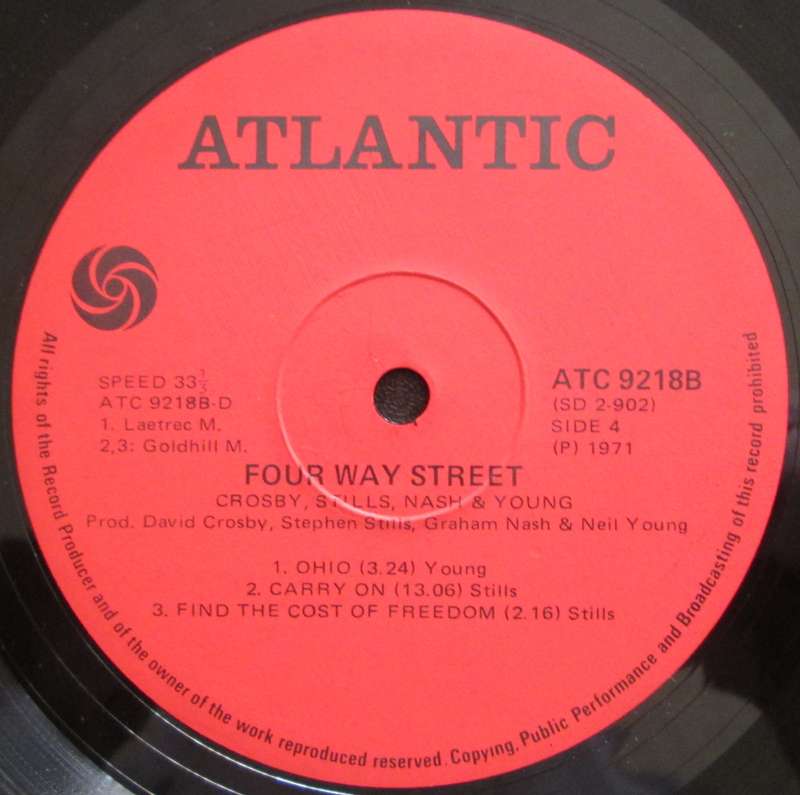 CROSBY, STILLS, NASH & YOUNG - 4 WAY STREET (2xLP/VINYL)