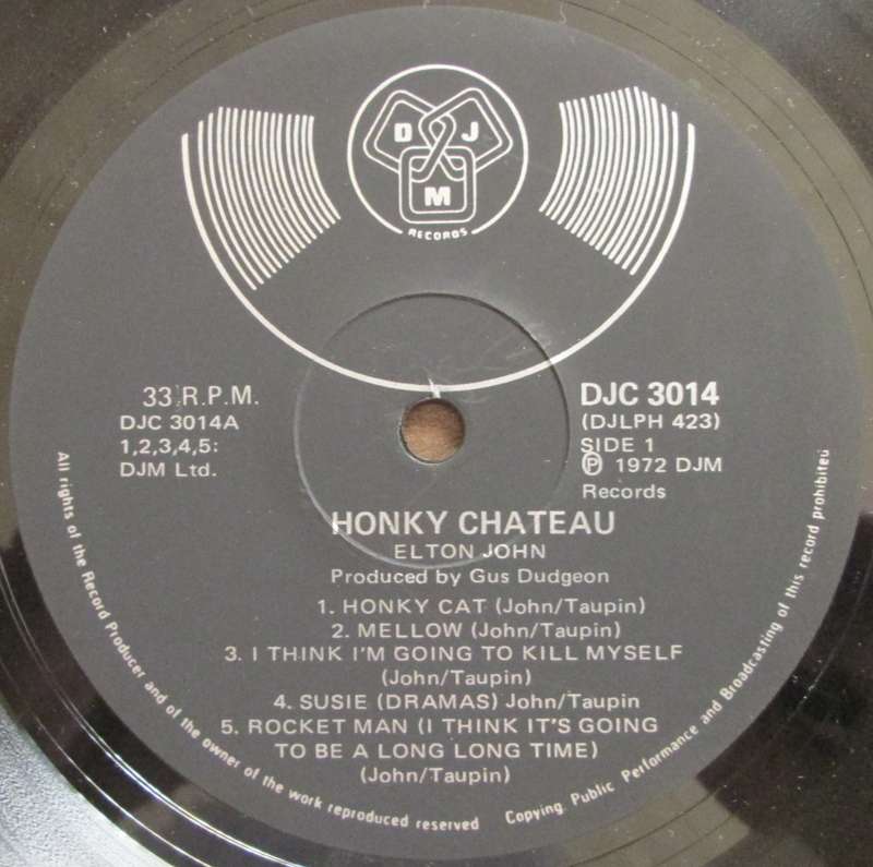 ELTON JOHN - HONKY CHATEAU   (LP/VINYL)