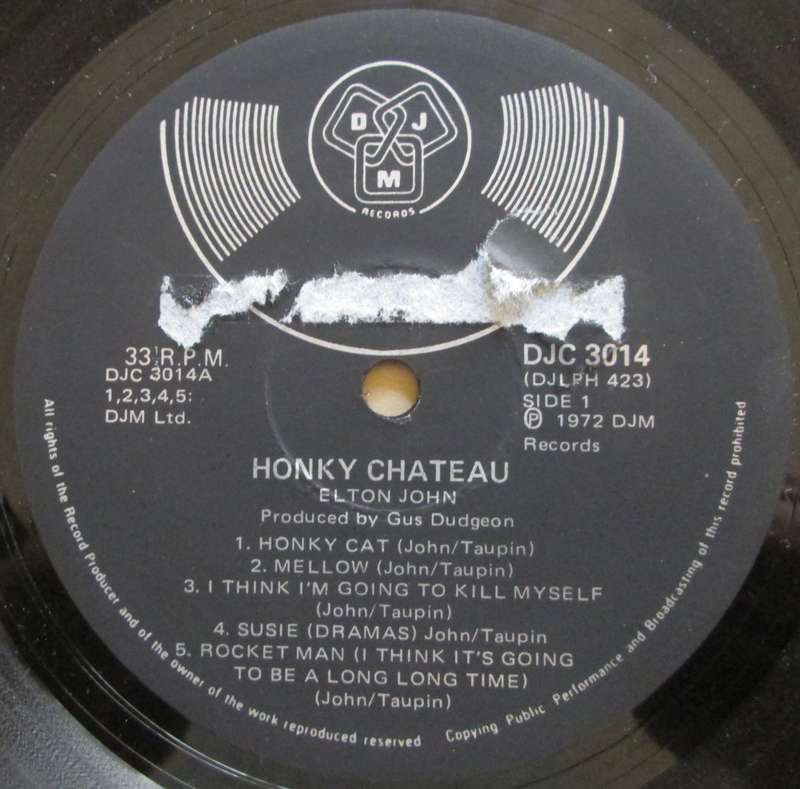 ELTON JOHN - HONKY CHATEAU    (LP/VINYL)