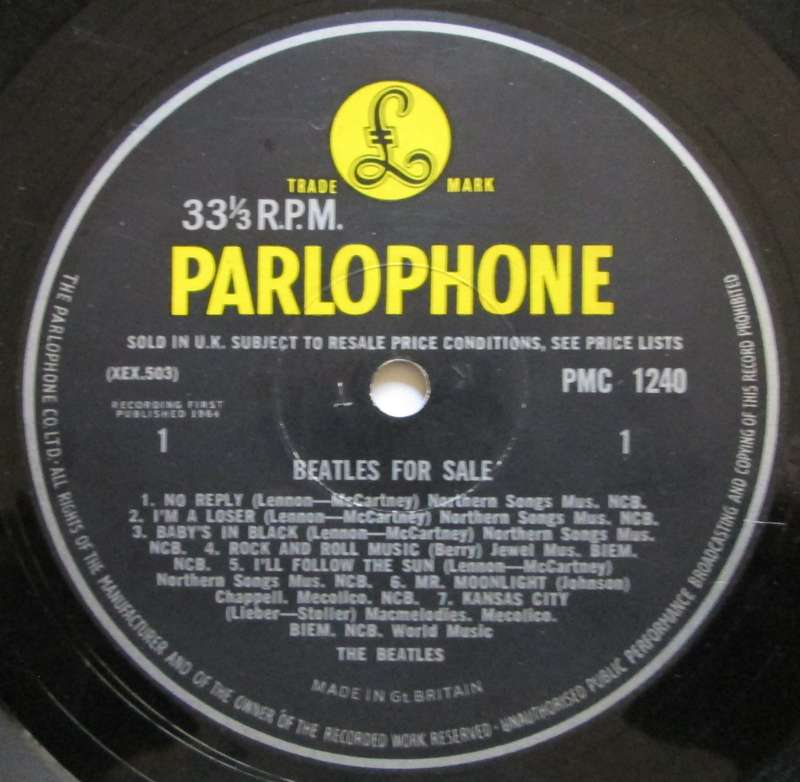 THE BEATLES - BEATLES FOR SALE    (LP/VINYL)