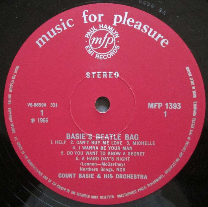 COUNT BASIE - BASIES BEATLE BAG    (LP/VINYL)
