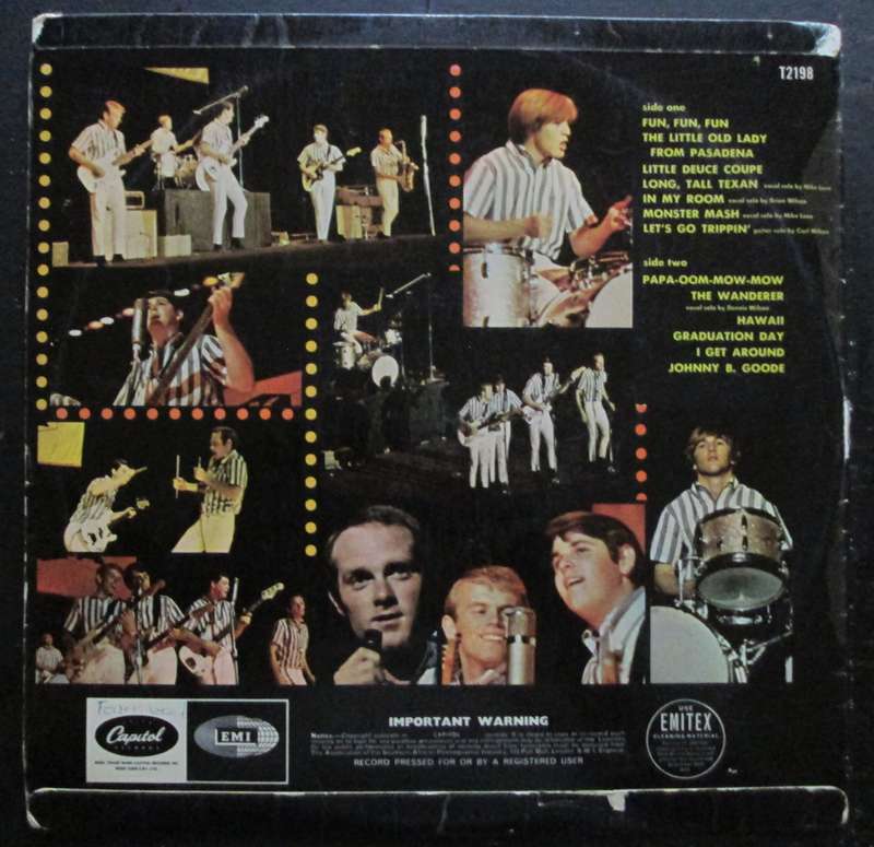 THE BEACH BOYS - BEACH BOYS CONCERT     (LP/VINYL)