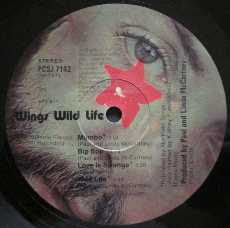 WINGS - WILD LIFE     (LP/VINYL)