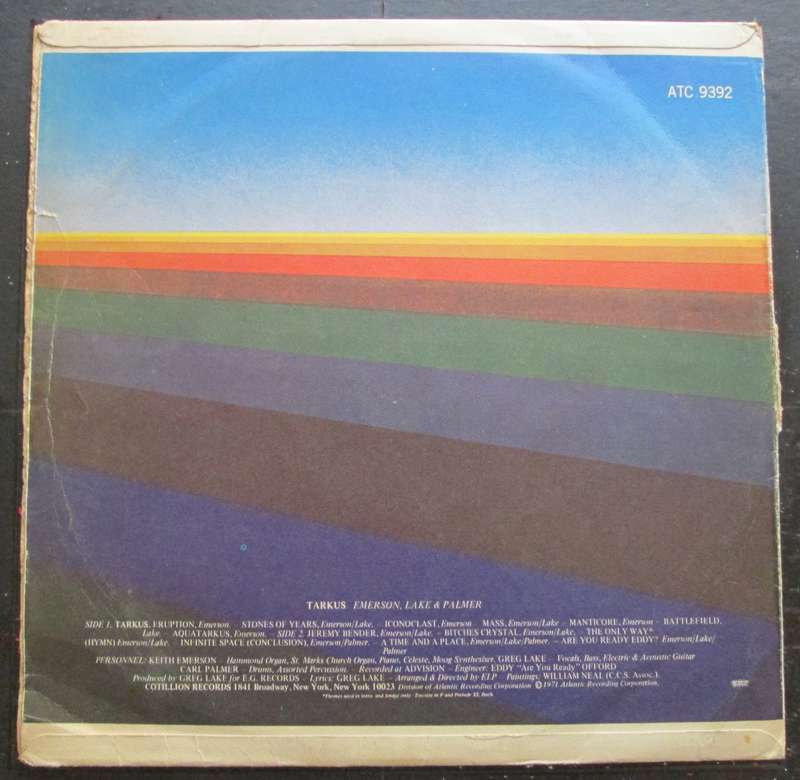 EMERSON LAKE & PALMER - TARKUS   (LP/VINYL)
