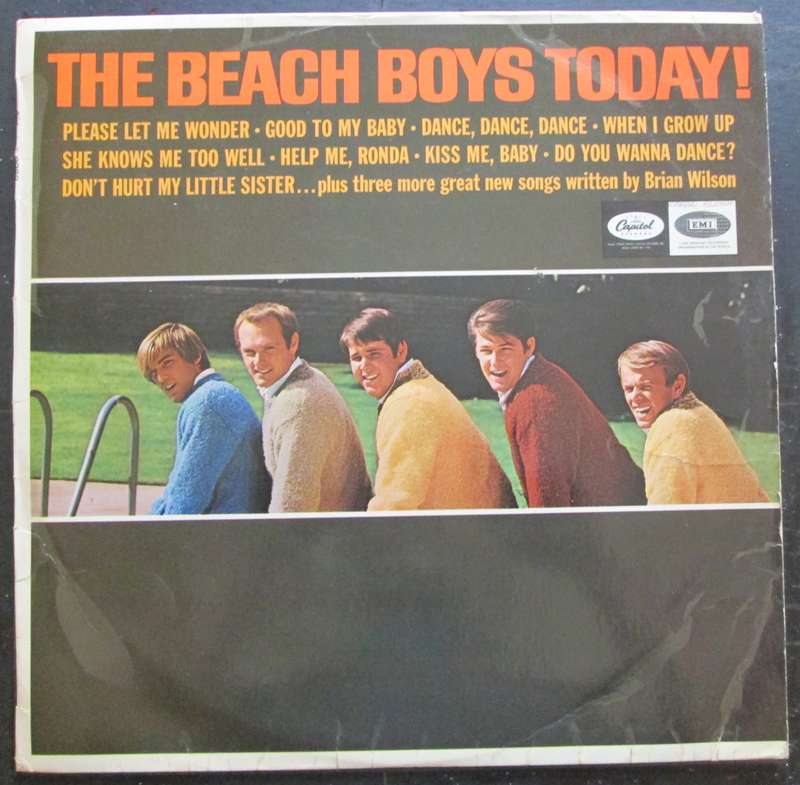 THE BEACH BOYS - THE BEACH BOYS TODAY    (LP/VINYL)