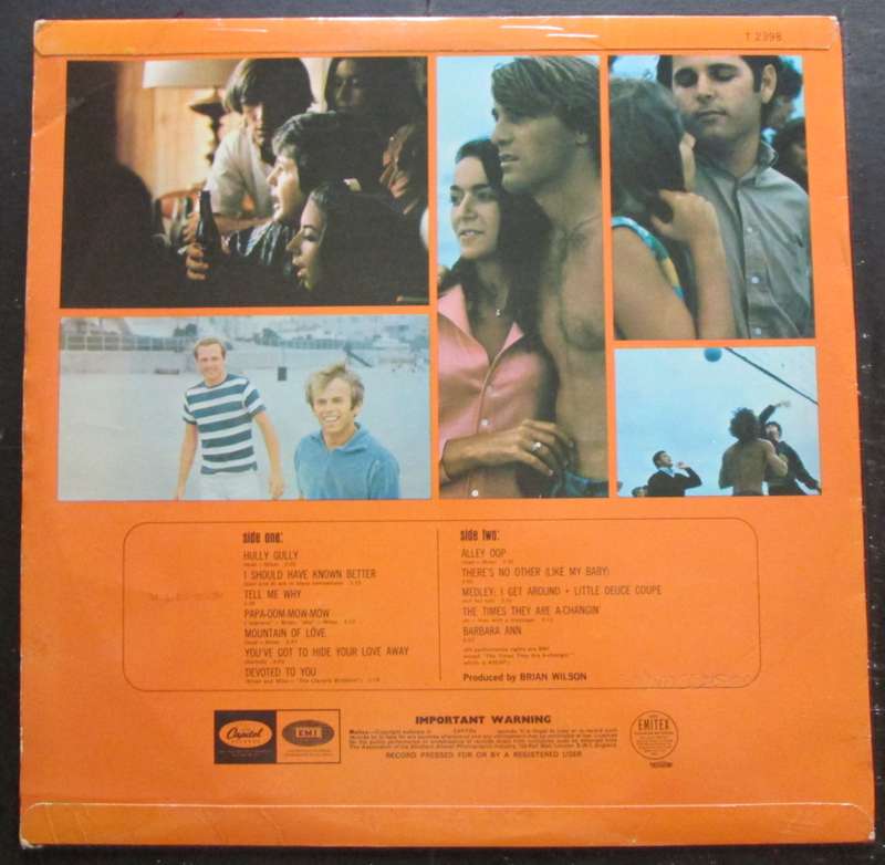 THE BEACH BOYS - BEACH BOYS PARTY   (LP/VINYL)