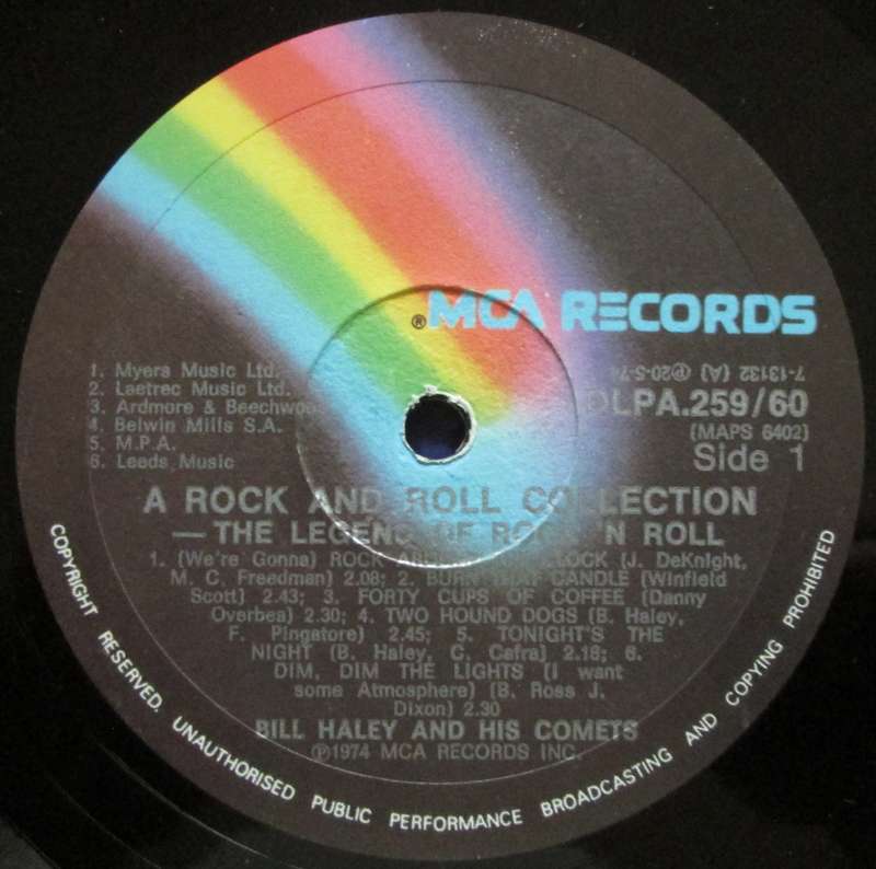 BILL HALEY  - A ROCK AND ROLL COLLECTION/THE LEGENDS OF ROCK AND ROLL: BILL HALEY (2xLP/VINYL)