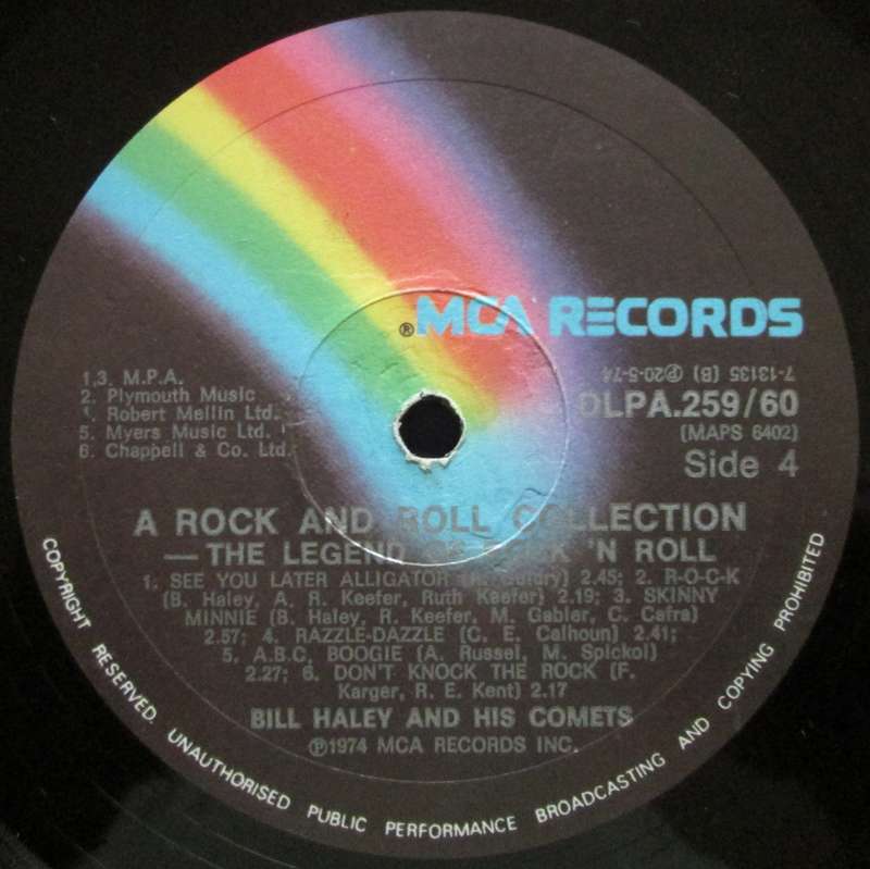 BILL HALEY  - A ROCK AND ROLL COLLECTION/THE LEGENDS OF ROCK AND ROLL: BILL HALEY (2xLP/VINYL)