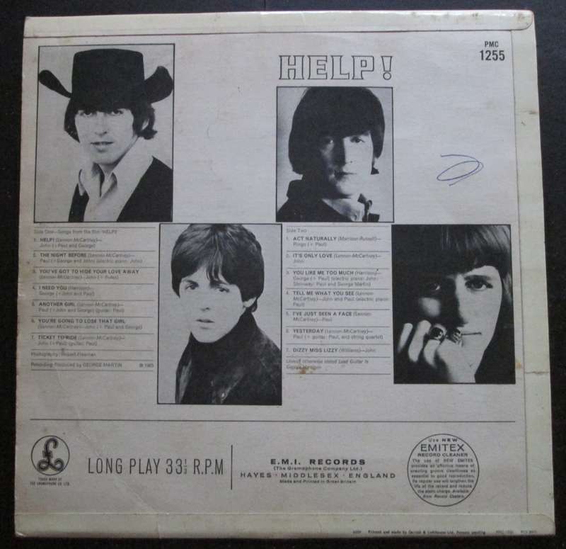 THE BEATLES - HELP!   (LP/VINYL)